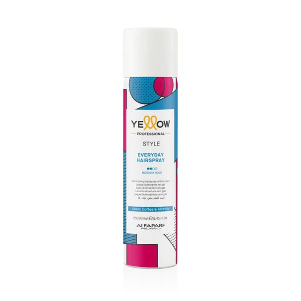 Yellow Alfaparf Style Everyday Hairspray 250ml Lacca Leggera Per Capelli