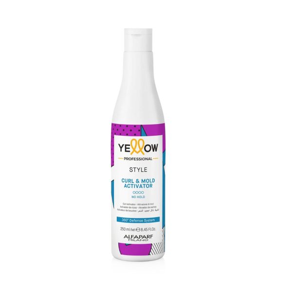 Yellow Alfaparf Curl&mold Activator 250ml Attivatore Per Capelli Ricci E Mossi