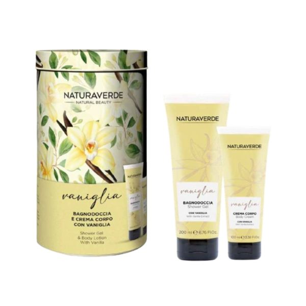 Coffret Naturaverde Vaniglia In Latta Bagnoschiuma & Crema Corpo