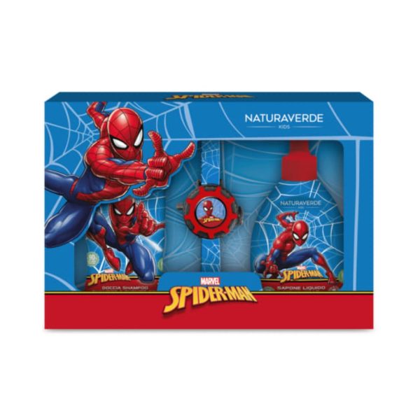 Coffret  – Spider-man – Spiderman Con Proiettore, Doccia Shampoo 250ml E Sapone Liquido 250ml
