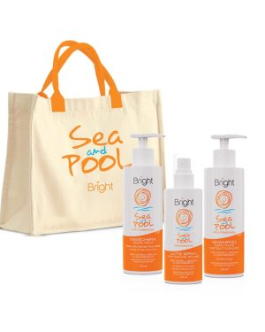 Bright Kit Solare Capelli Borsa Mare Xxl Omaggio