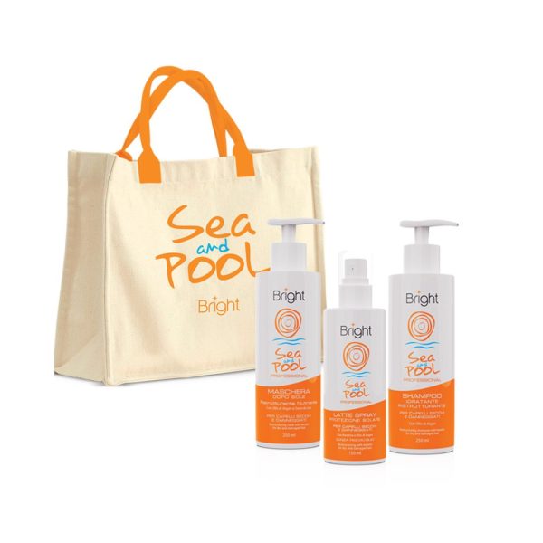 Bright Kit Solare Capelli Borsa Mare Xxl Omaggio