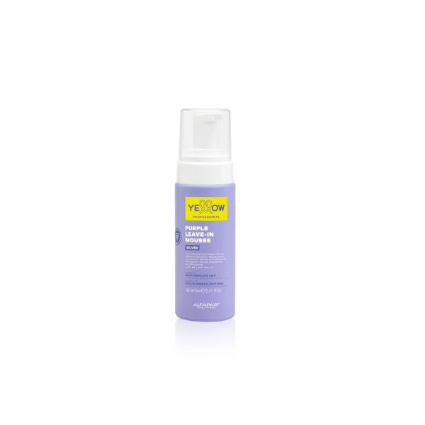 Yellow Alfaparf Mousse Silver Leave-in
