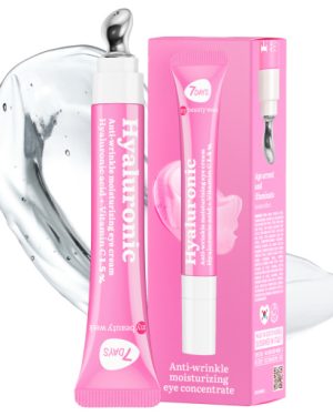 7days - Contorno Occhi Criomassaggiante, Antirughe E Idratante, Acido Ialuronico 18 Ml