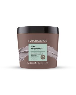 Natura Verde - Fango Anticellulite - 500ml Con Argilla Minerae Ed Estratto Di Caffè
