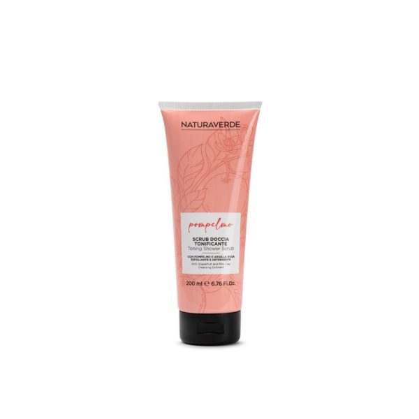 Natura Verde – Scrub Doccia Pompelmo Con Pompelmo E Argilla Rosa