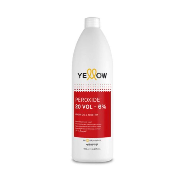 Yellow Alfaparf Ossigeno 20vol – 1000ml 6% Ossidante Professionale Per Decolorazione E Colore