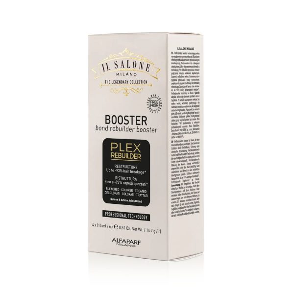 Salone Milano Bond Rebuilder Booster 4 X 15ml Trattamento Intensivo Riparatore Per Capelli Danneggiati