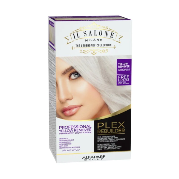 Salone Milano Yellow Remover Kit Kit Neutralizzante Per Correggere Toni Gialli Nella Colorazione Capelli