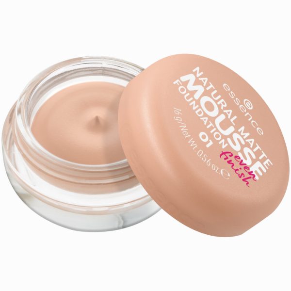 Essence – Fondotinta Mousse Natural Mat
