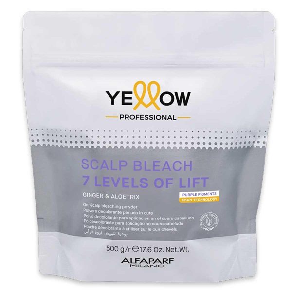 Yellow Alfaparf Polvere Decolorante 7 Toni Viola 500ml Decolorante Professionale Per Capelli
