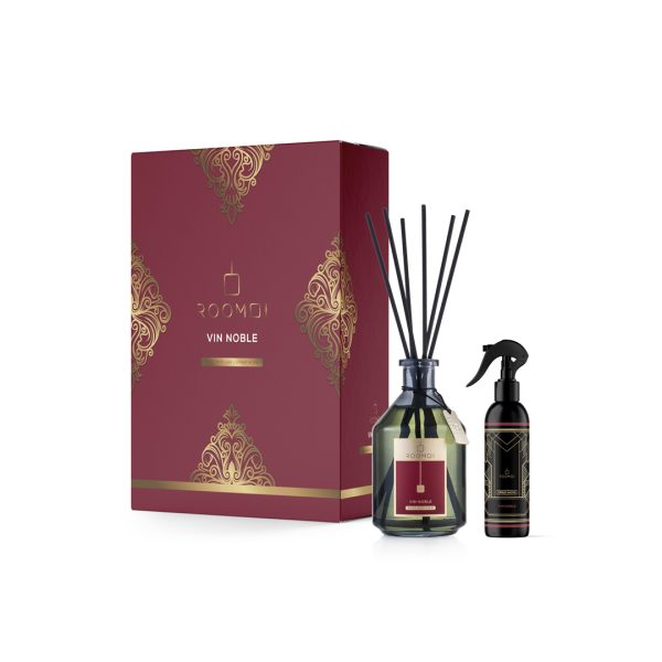 Coffret Roomoi – Vin Noble 500ml +200 Ml  Spray Home