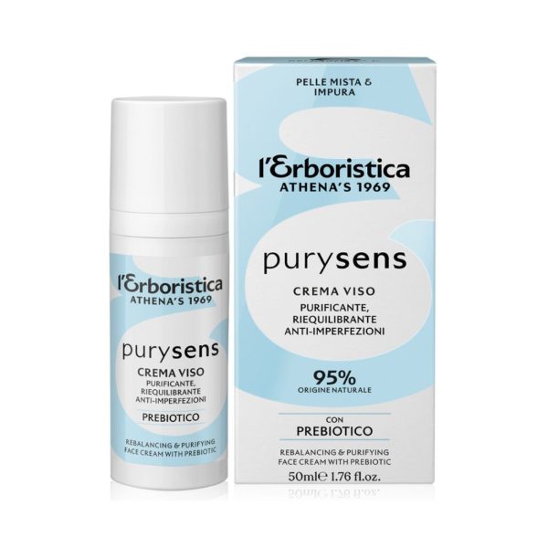 Crema Viso – Purysens – 95% Purificante Riequilibrante Anti-inperfezioni