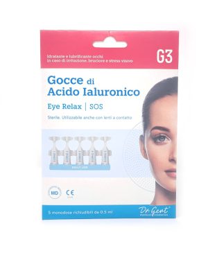 Gocce Di Acido Ialuronico - G3 Eye Relax - Idratante E Lubrificante Occhi