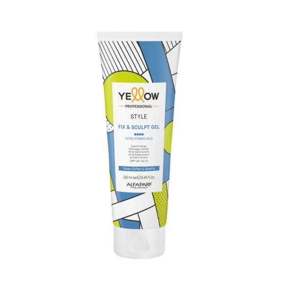 Yellow Alfaparf Style Fix & Sculpt Gel 250ml Gel Modellante Per Capelli