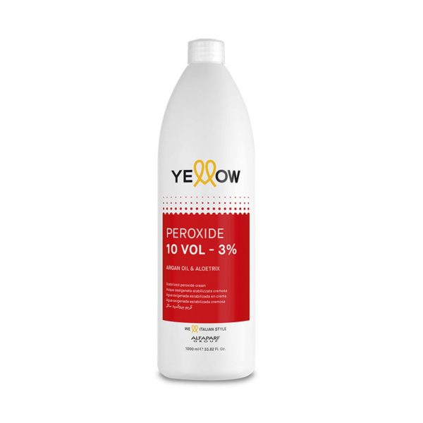 Yellow Alfaparf Ossigeno 10vol 1000ml – 3% Ossidante Delicato Per Colore E Riflessi Naturali