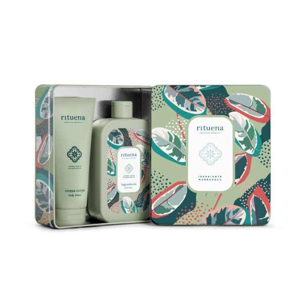Coffret Riutena – Inebriante Marrakech – Bagnodoccia & Crema Corpo – Confezione In Latta