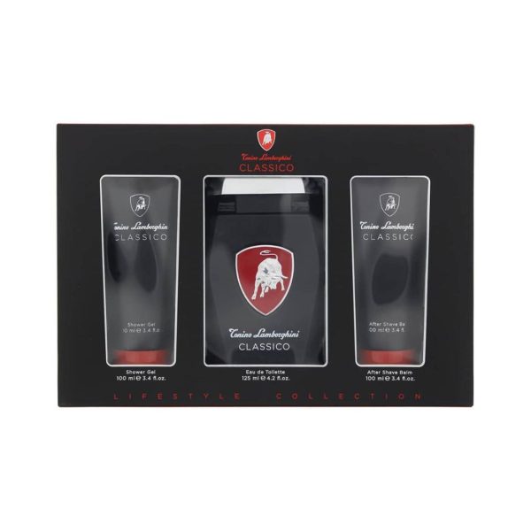 Coffret Tonino Lamborghini – Edt 125ml Aftershave Balm & Shower Gel Classico