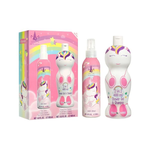 Coffret – Eau My Unicorno – Acqua Profumata 200ml & 2in1 Shower Gel E Shampoo 400ml