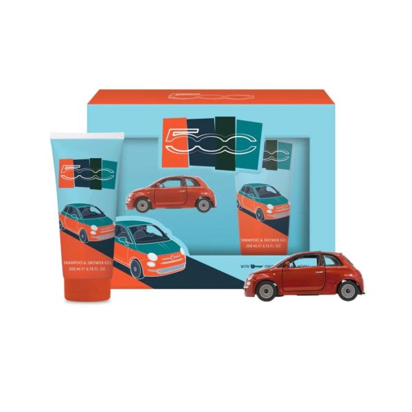 Coffret – Fiat 500 – Shower Gel 200ml & Modellino Fiat 500