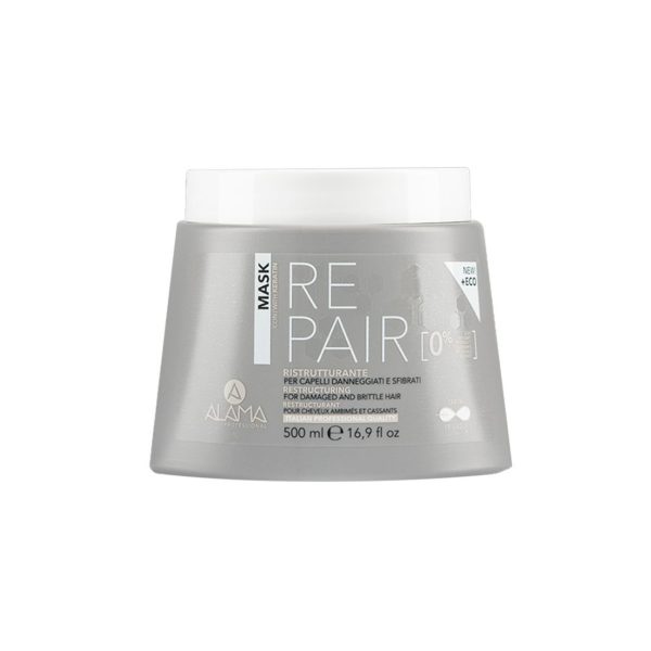 Alama – Maschera Ristrutturante Per Capelli Dannegiati E Sfibrati – 500ml