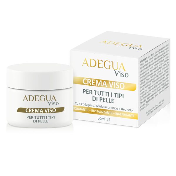 Adegua Crema Viso Per Tutti I Tipi Di Pelle – Idratante Rivitalizzante Rigenerante