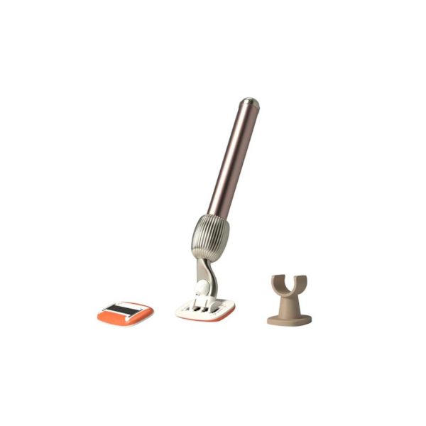 Fler The Razor Starter Set – Blush – Il Rasoio, Il Supporto E 2 Testine