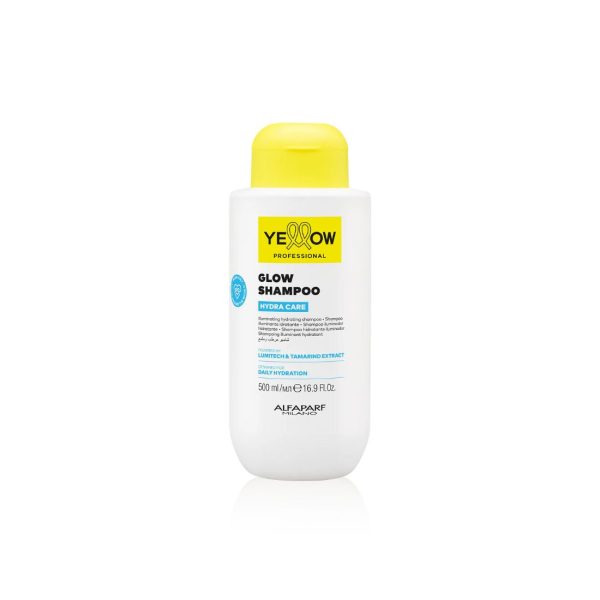 Yellow Alfaparf Glow Shampoo Hydra Care Illuminante Idratante 500 Ml
