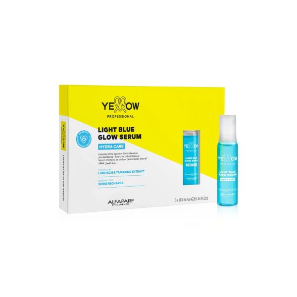 Yellow Alfaparf Light Blue Glow Serum Hydra Care Siero Intensivo Di Brillantezza
