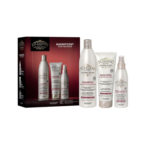 Il Salone Milano Magnificient Kit Shampoo 500 Ml + Maschera 250 Ml + Leave-in 200 Ml