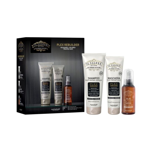 Il Salone Milano Plex Rebuilder Kit Shampoo 250 Ml + Maschera 150 Ml + Oil 100 Ml