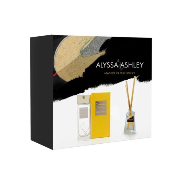 Coffret – Alyssa Ashley Cashmeran Vanilla  100 Ml + Profumo Ambiente 50ml