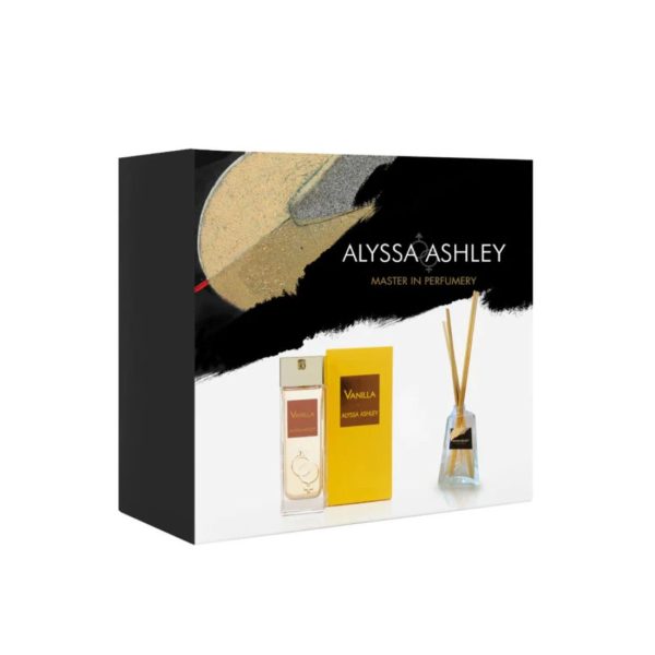 Coffret – Alyssa Ashley Vanilla Edp 50 Ml + Profumotore Ambuiena 50ml