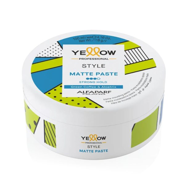 Yellow Alfaparf Matte Paste 100ml Pasta Modellante Opaca Per Capelli
