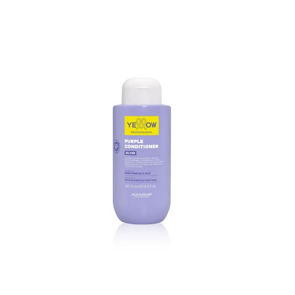 Yellow Alfaparf Silver Conditioner 500ml Balsamo Illuminante Per Capelli Grigi E Bianchi