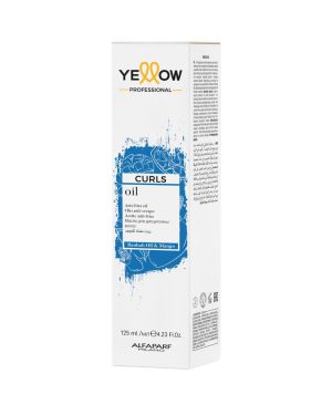 Yellow Alfaparf Curls Oil 125ml Olio Nutriente Per Capelli Ricci E Mossi