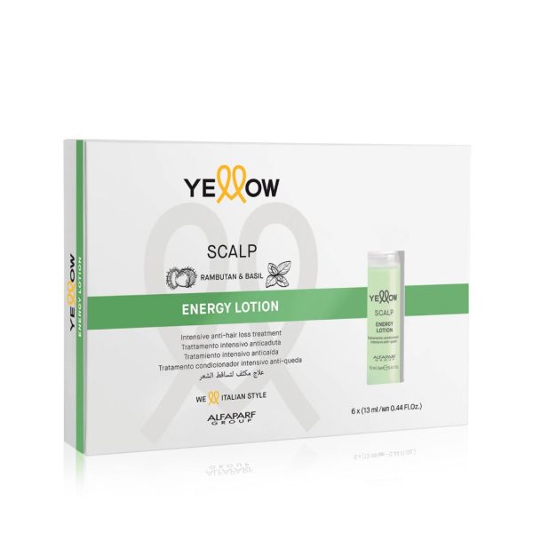 Yellow Alfaparf Scalp Energy Lotion 6 X 13ml Trattamento Stimolante Per Il Cuoio Capelluto