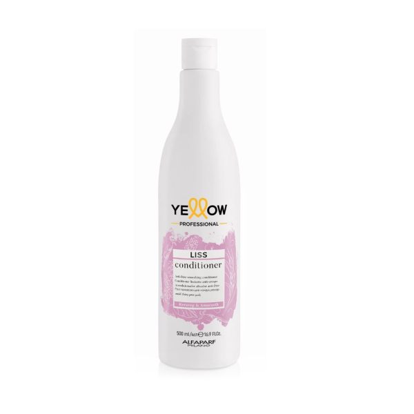 Yellow Alfaparf Liss Conditioner 500ml Balsamo Lisciante Per Capelli Lisci E Setosi