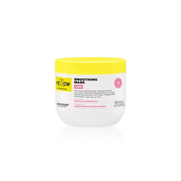 Yellow Alfaparf Liss Mask 500ml Maschera Lisciante Per Capelli Crespi E Ribelli