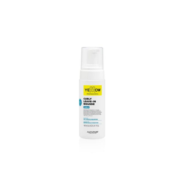 Yellow Alfaparf Curly Mousse Leave-in 160 Ml