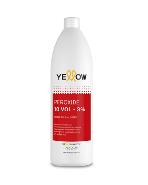 Yellow Alfaparf Ossigeno 10vol 1000ml - 3% Ossidante Delicato Per Colore E Riflessi Naturali