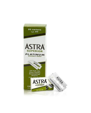 ASTRA LAME DA BARBA SUPERIOR PLATINUM 20X5 PZ 100