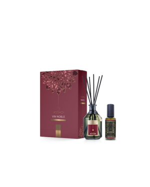 ROOMOI - VIN NOBLE -  COFFRET 2026 REED DIFFUSER 200ML + SPRAY HOME 100ML