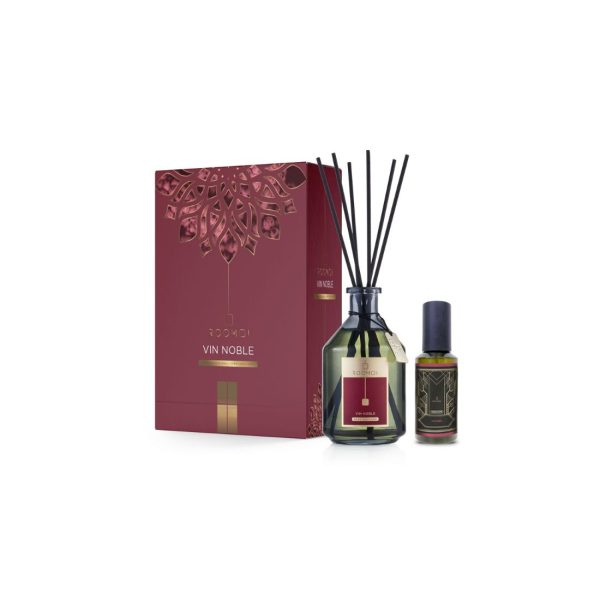 ROOMOI – VIN NOBLE – COFFRET 2026 REED DIFFUSER 500ML + SPRAY HOME 200ML