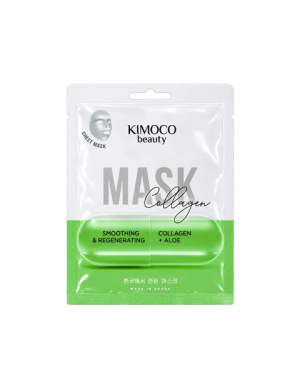 KIMOCO - MASK COLLAGENE - MASCHERA IN TESSUTO CON COLLAGENE E ALOE VERA