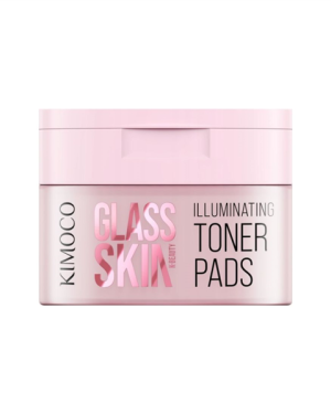 KIMOCO - GLASS SKIN TONER PADS - 60 PZ DISCHETTI TONIFICANTI E ILLUMINANTI CON ACQUA DI RISO E NIACINAMIDE