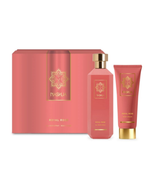 NASHJA - ROYAL ROSE E BODY CREAM COFFRET PROFUMO CORPO E CAPELLI 150 E CREMA CORPO