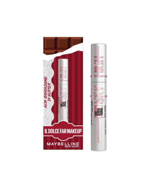 MAYBELLINE - IL DOLCE FAR MAKEUP COFANETTO REGALO NATALE, CON MASCARA GLITTERATO SKY HIGH SPACE DIAMOND